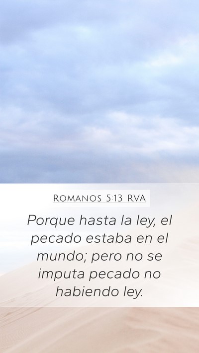 Romanos 5:13 RVA Bible Verse Image