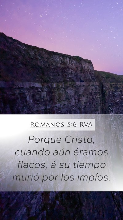 Romanos 5:6 RVA Bible Verse Image