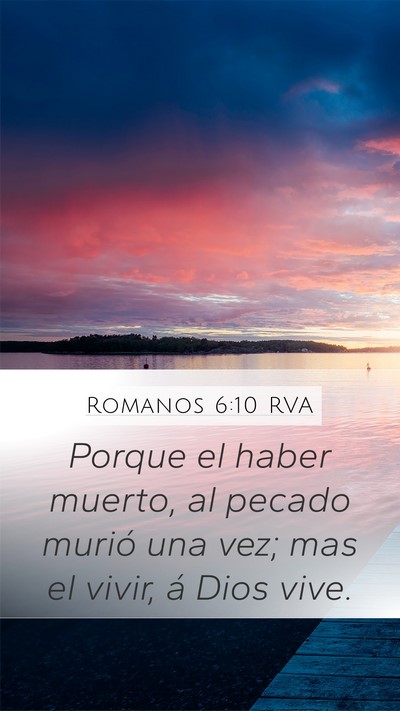 Romanos 6:10 RVA Bible Verse Image