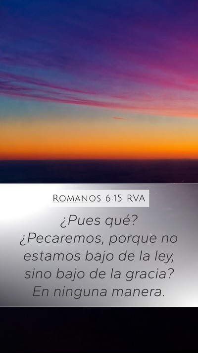 Romanos 6:15 RVA Bible Verse Image