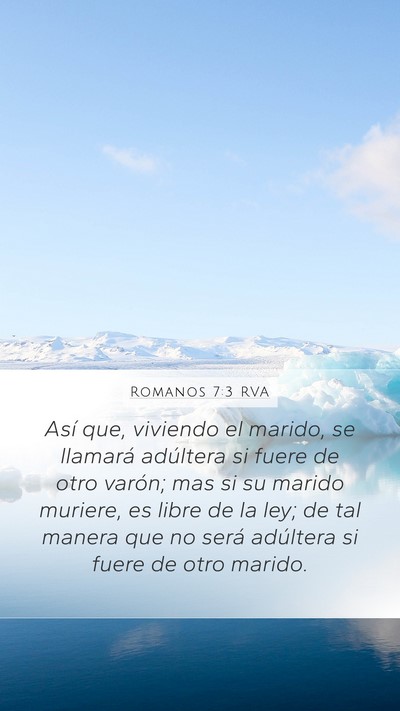 Romanos 7:3 RVA Bible Verse Image