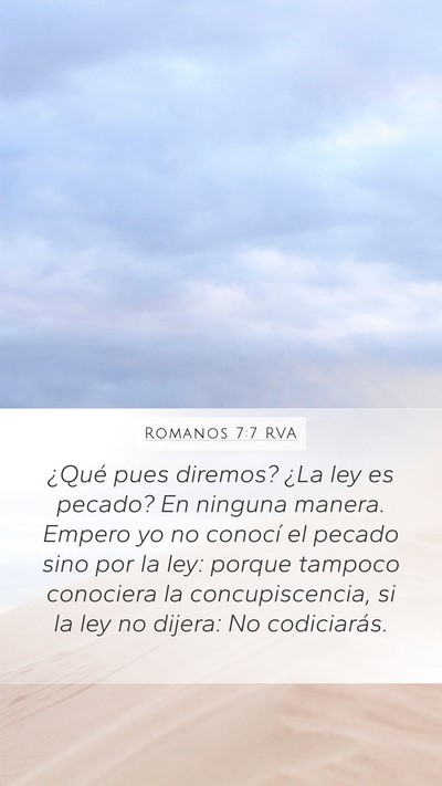 Romanos 7:7 RVA Bible Verse Image