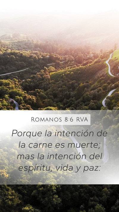 Romanos 8:6 RVA Bible Verse Image