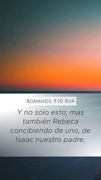 Romanos 9:10 RVA Bible Verse Image