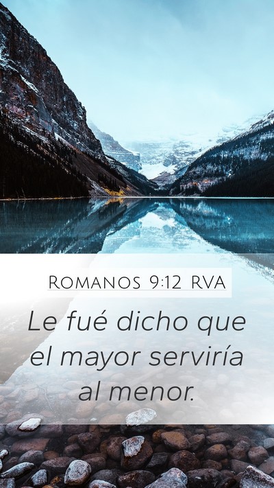 Romanos 9:12 RVA Bible Verse Image