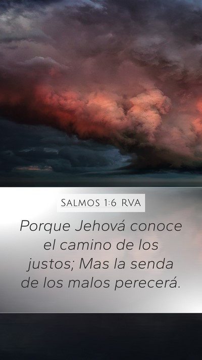 Salmos 1:6 RVA Bible Verse Image