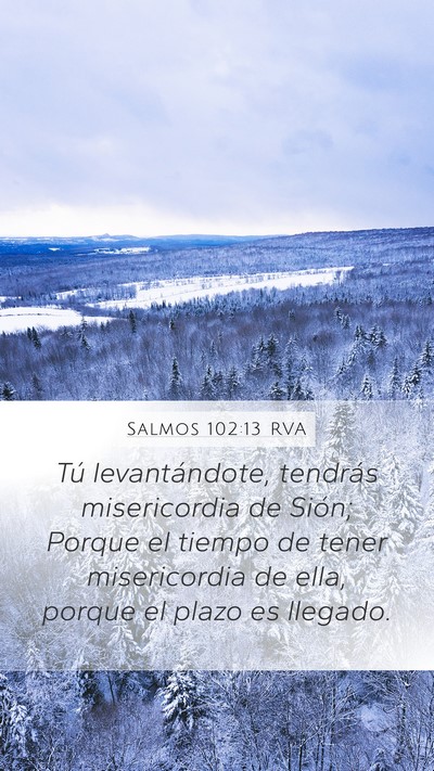 Salmos 102:13 RVA Bible Verse Image