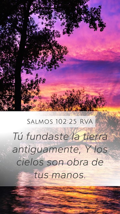 Salmos 102:25 RVA Bible Verse Image