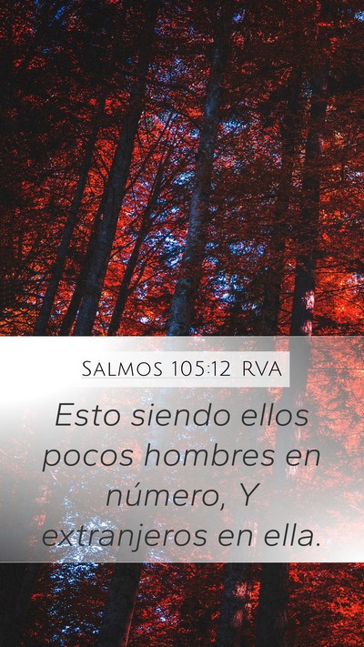 Salmos 105:12 RVA Bible Verse Image