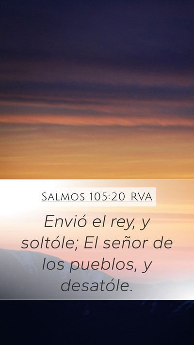 Salmos 105:20 RVA Bible Verse Image