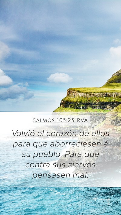 Salmos 105:25 RVA Bible Verse Image