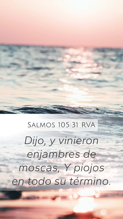 Salmos 105:31 RVA Bible Verse Image