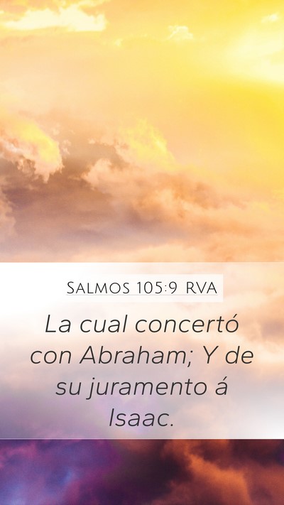 Salmos 105:9 RVA Bible Verse Image