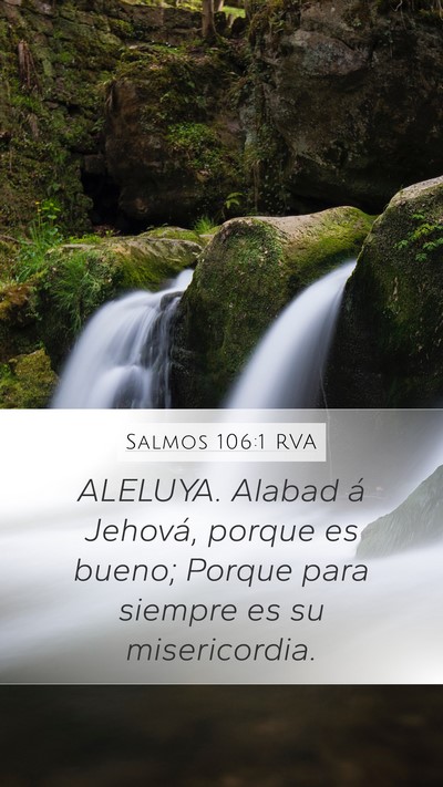 Salmos 106:1 RVA Bible Verse Image