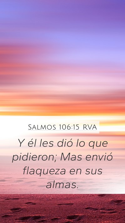 Salmos 106:15 RVA Bible Verse Image