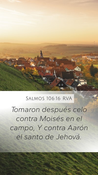 Salmos 106:16 RVA Bible Verse Image