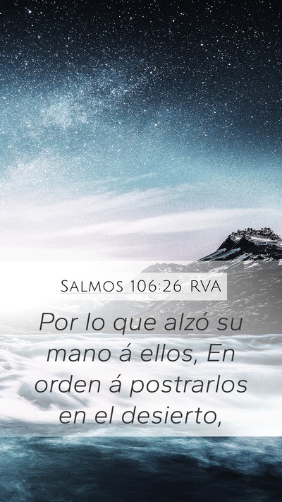 Salmos 106:26 RVA Bible Verse Image