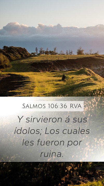Salmos 106:36 RVA Bible Verse Image