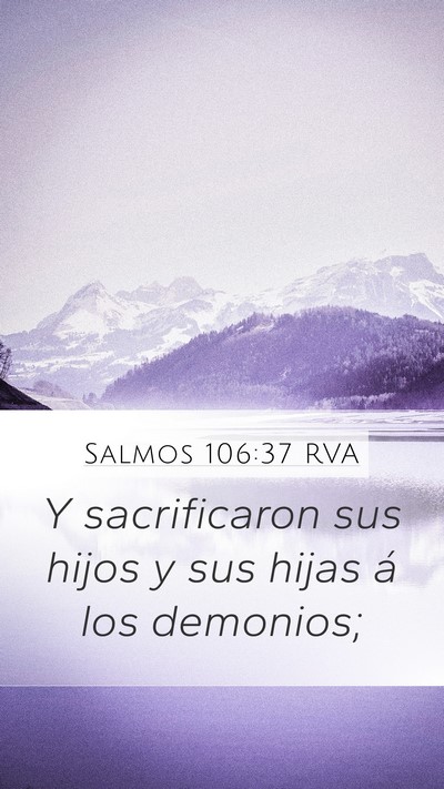 Salmos 106:37 RVA Bible Verse Image