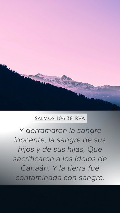 Salmos 106:38 RVA Bible Verse Image