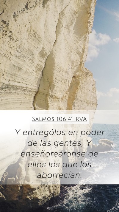 Salmos 106:41 RVA Bible Verse Image