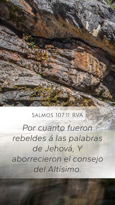 Salmos 107:11 RVA Bible Verse Image
