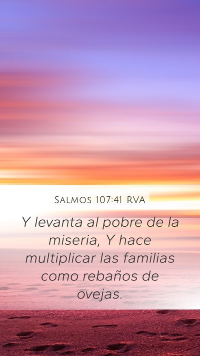 Salmos 107:41 RVA Bible Verse Image