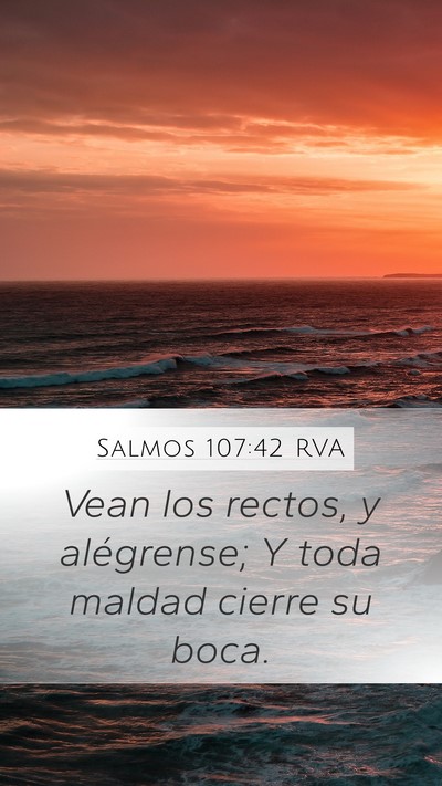 Salmos 107:42 RVA Bible Verse Image