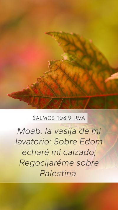 Salmos 108:9 RVA Bible Verse Image