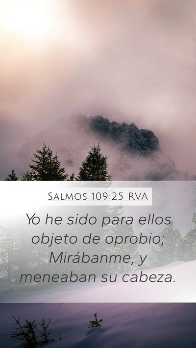 Salmos 109:25 RVA Bible Verse Image