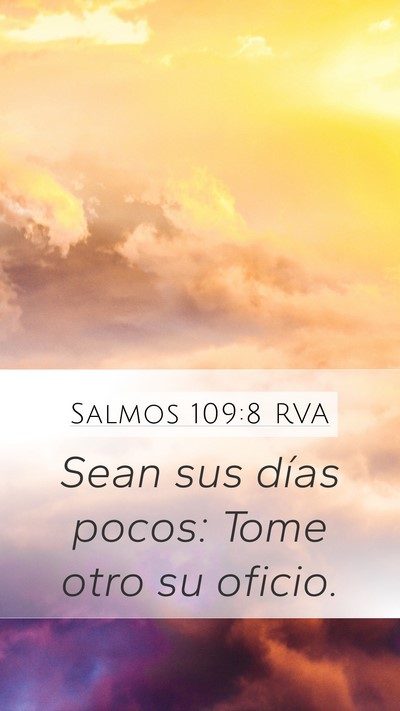 Salmos 109:8 RVA Bible Verse Image