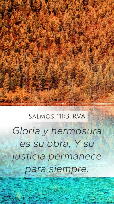 Salmos 111:3 RVA Bible Verse Image