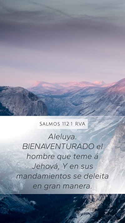 Salmos 112:1 RVA Bible Verse Image