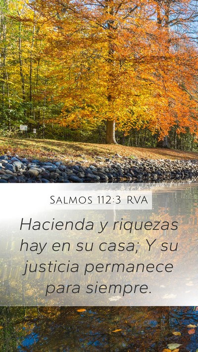 Salmos 112:3 RVA Bible Verse Image