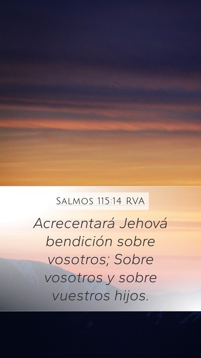 Salmos 115:14 RVA Bible Verse Image