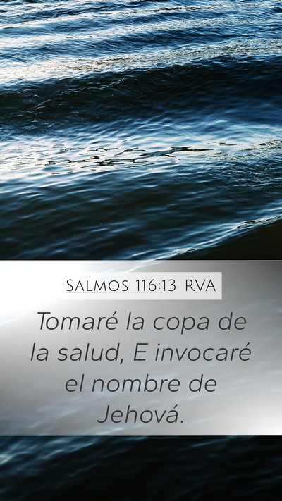 Salmos 116:13 RVA Bible Verse Image