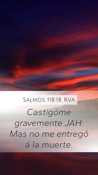 Salmos 118:18 RVA Bible Verse Image