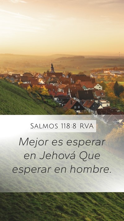 Salmos 118:8 RVA Bible Verse Image