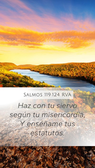 Salmos 119:124 RVA Bible Verse Image