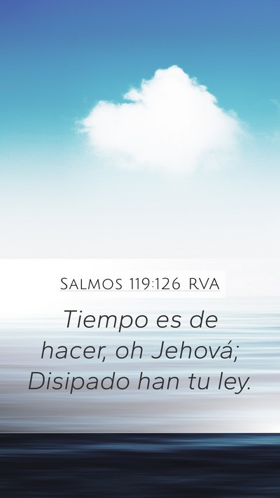 Salmos 119:126 RVA Bible Verse Image