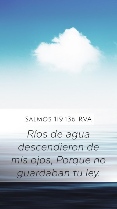 Salmos 119:136 RVA Bible Verse Image