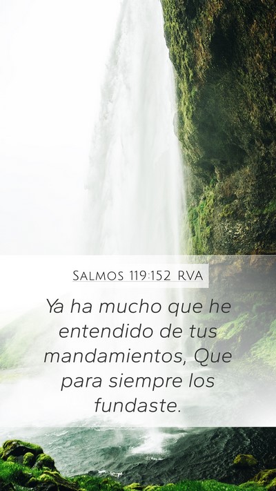 Salmos 119:152 RVA Bible Verse Image