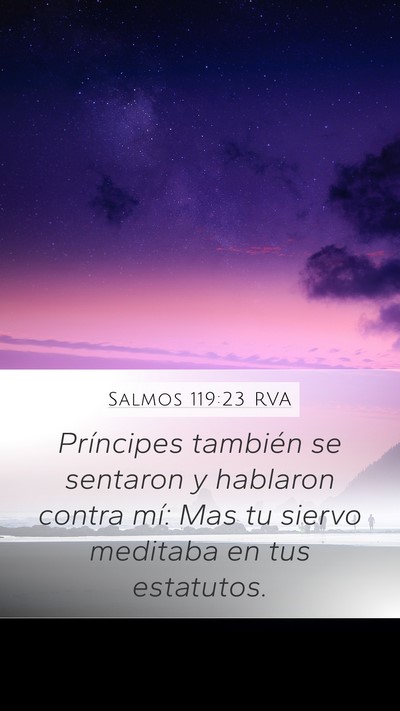 Salmos 119:23 RVA Bible Verse Image