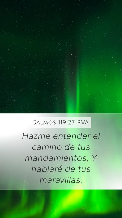 Salmos 119:27 RVA Bible Verse Image
