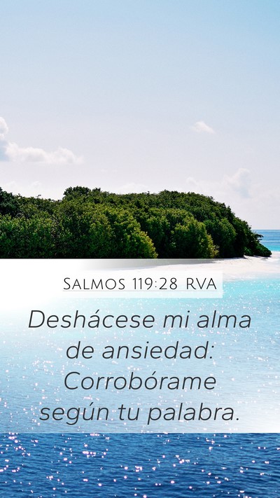 Salmos 119:28 RVA Bible Verse Image