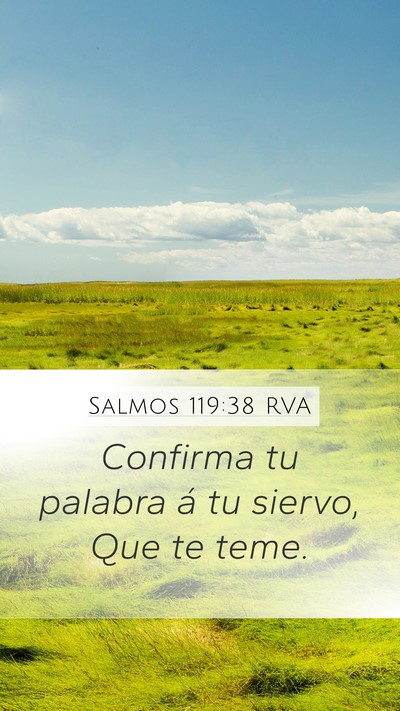 Salmos 119:38 RVA Bible Verse Image