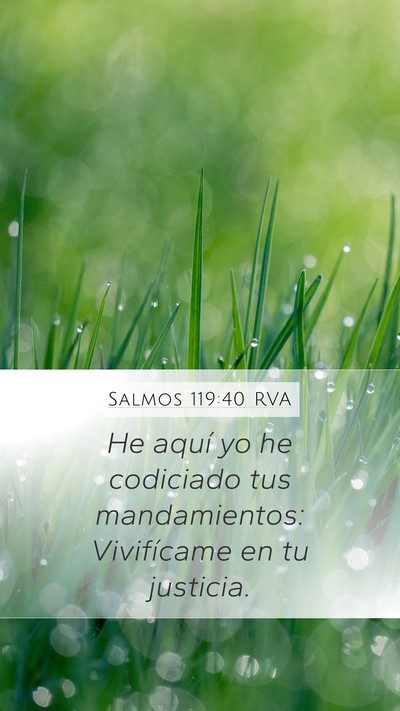 Salmos 119:40 RVA Bible Verse Image