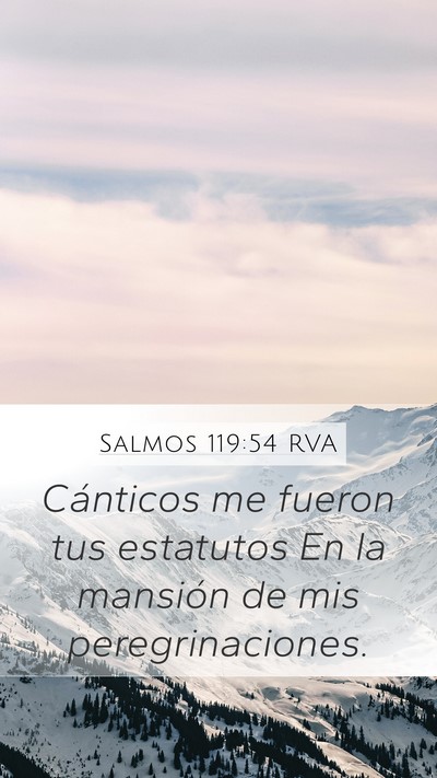 Salmos 119:54 RVA Bible Verse Image
