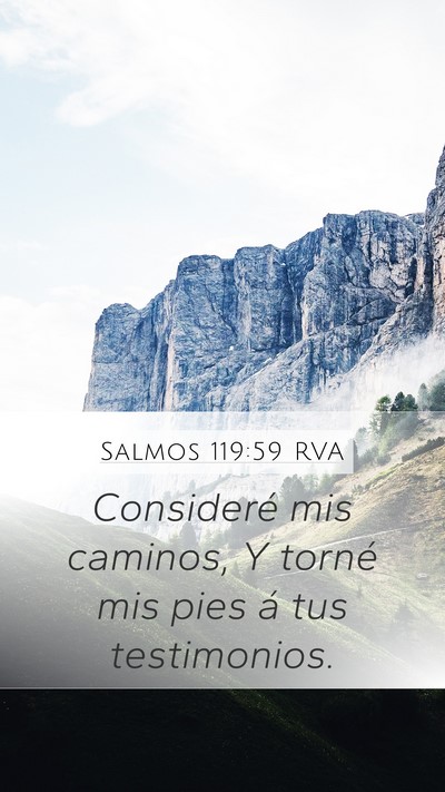 Salmos 119:59 RVA Bible Verse Image