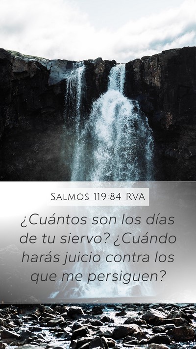 Salmos 119:84 RVA Bible Verse Image
